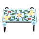 Turquoise And Yellow Tiny Flower Ceramic Tiles Hooks